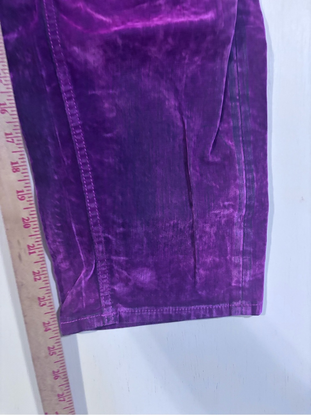We The Free Purple Velvet Cargo Pants - Picture 5 of 5